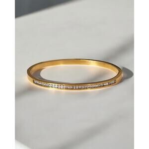 Luxurious Titanium Steel Bangle Bracelet